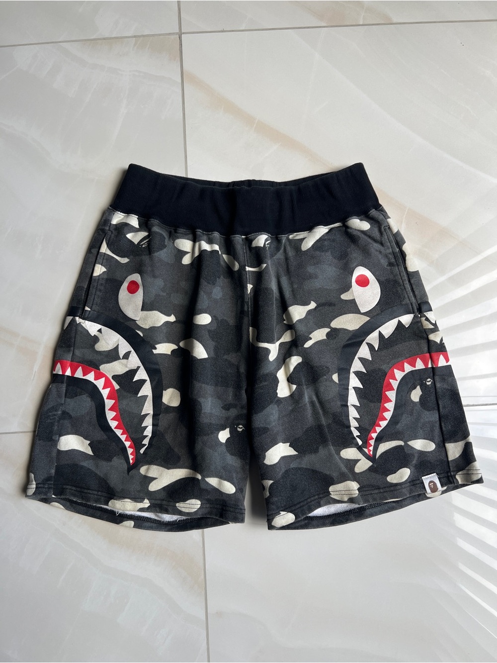 BAPE City Camo Side Shark Sweat Shorts